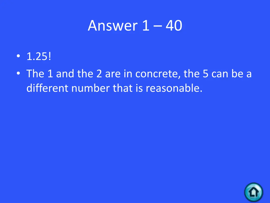 answer 1 40