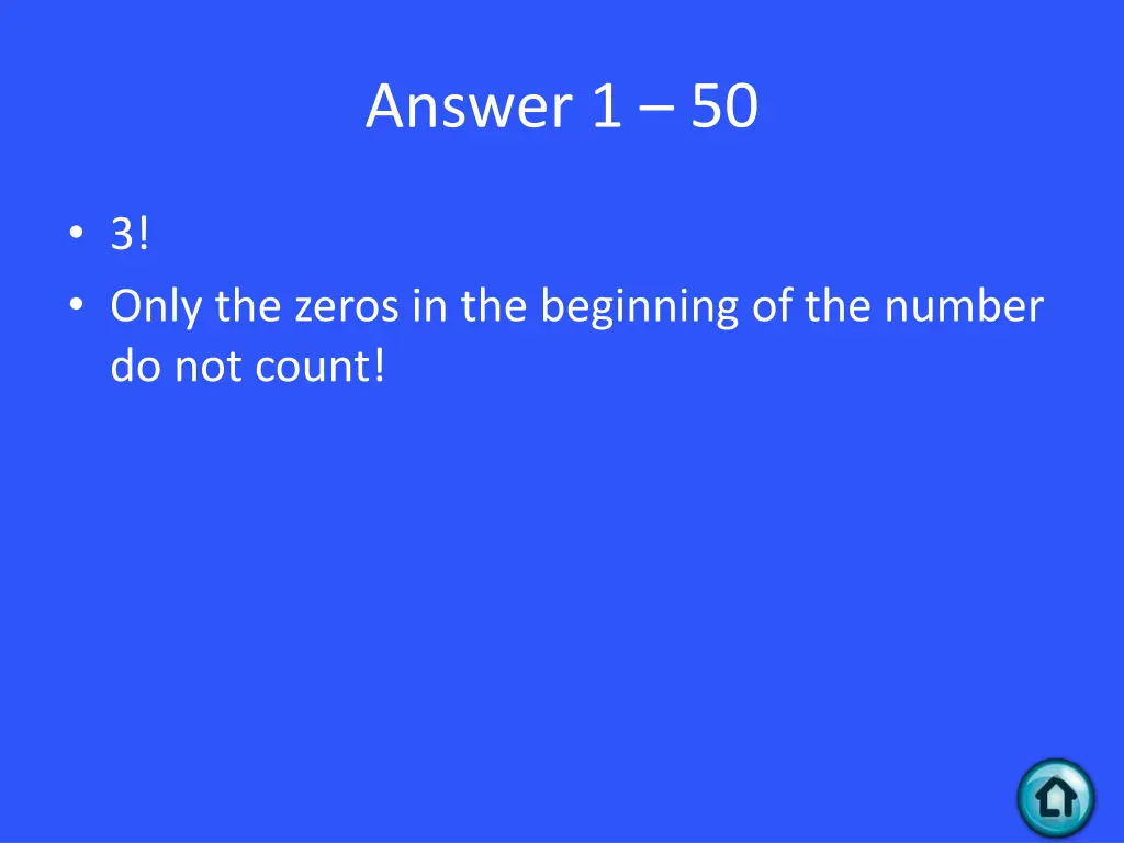 answer 1 50