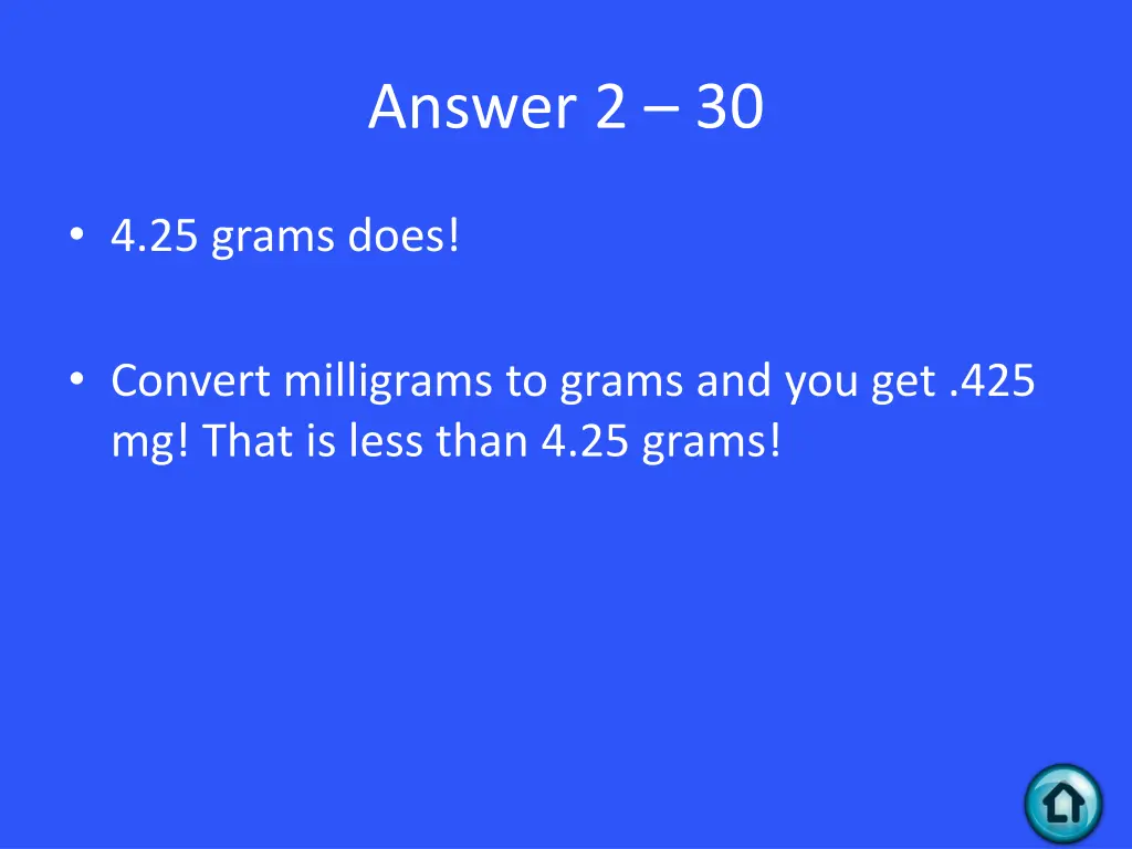 answer 2 30