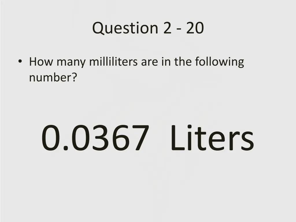 question 2 20