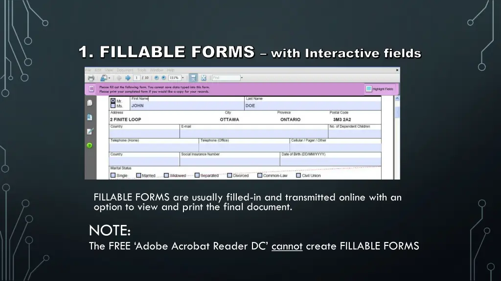 1 fillable forms 1 fillable forms with 1