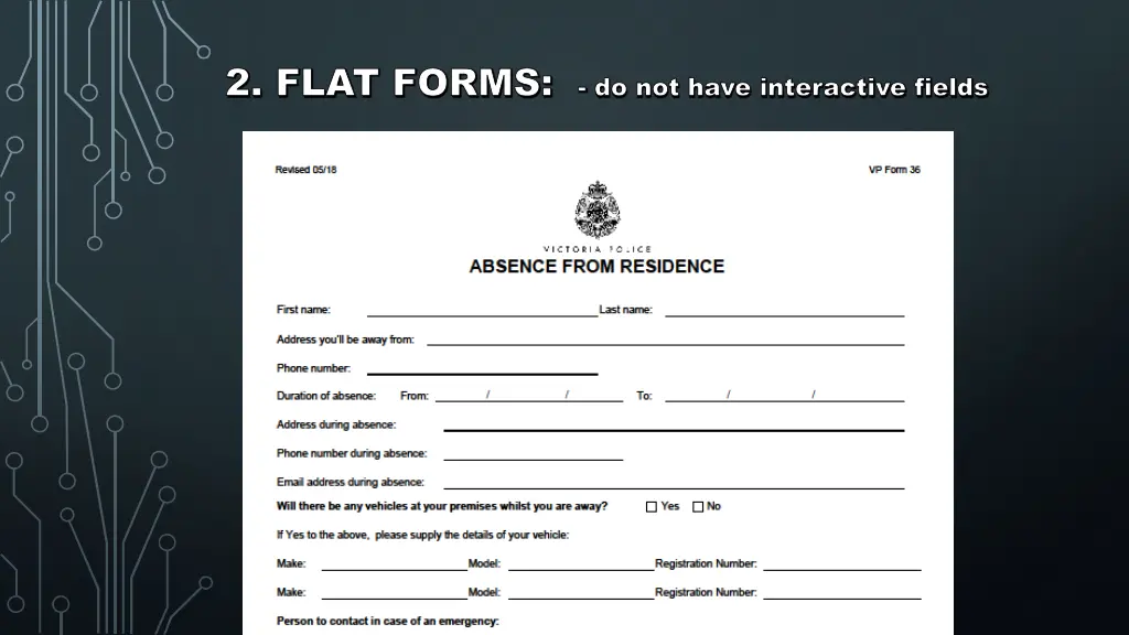 2 flat forms 2 flat forms do not have interactive 1