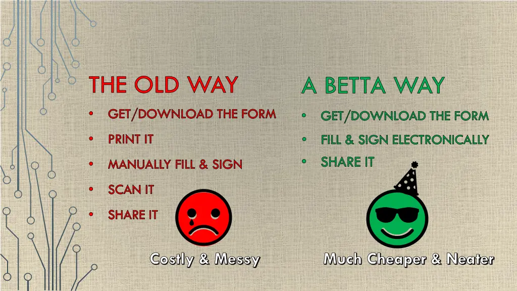 the old way