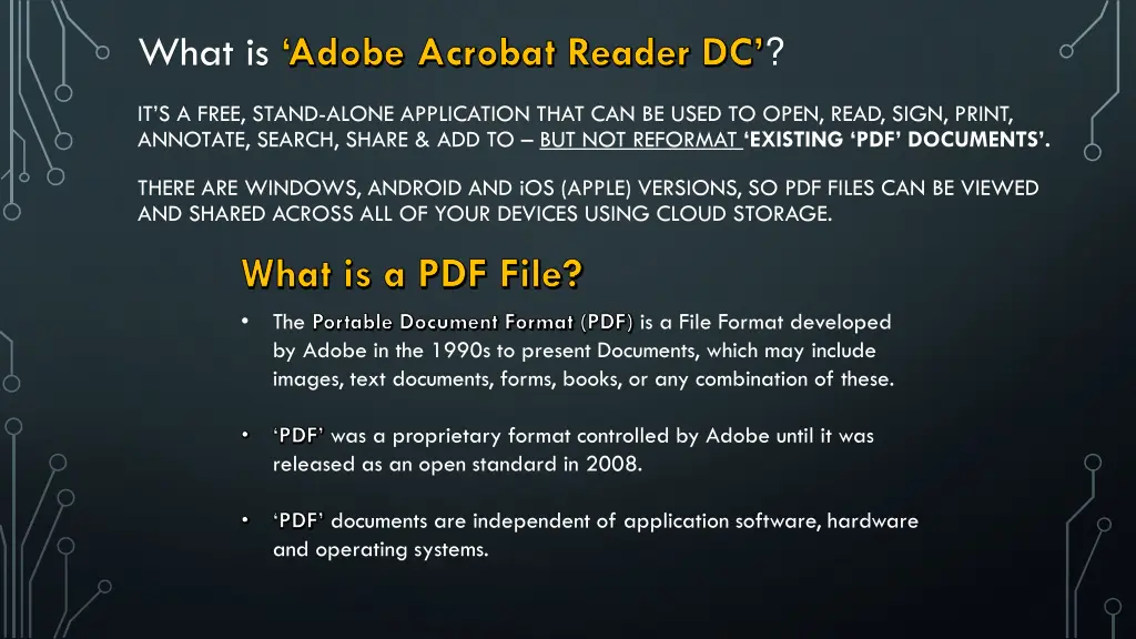 what is adobe acrobat reader dc