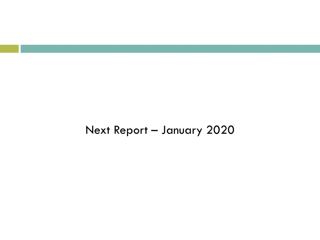 next report january 2020
