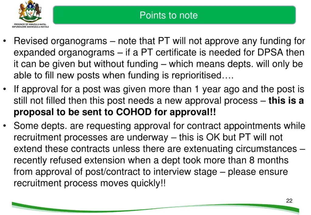 points to note 1