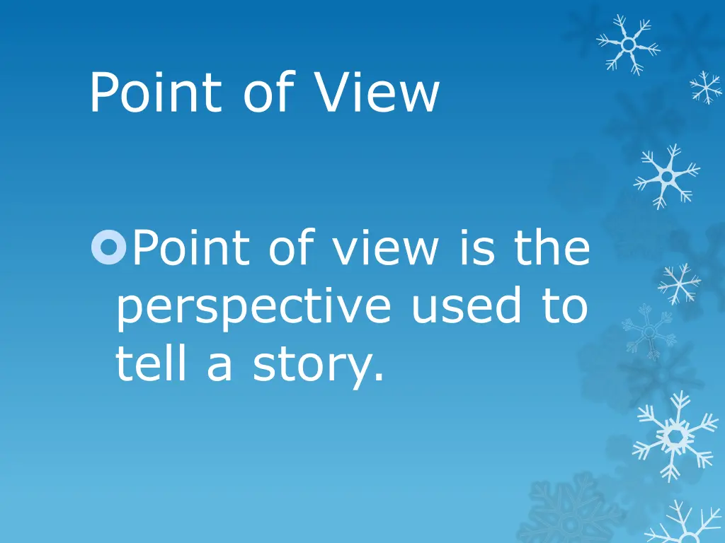 point of view