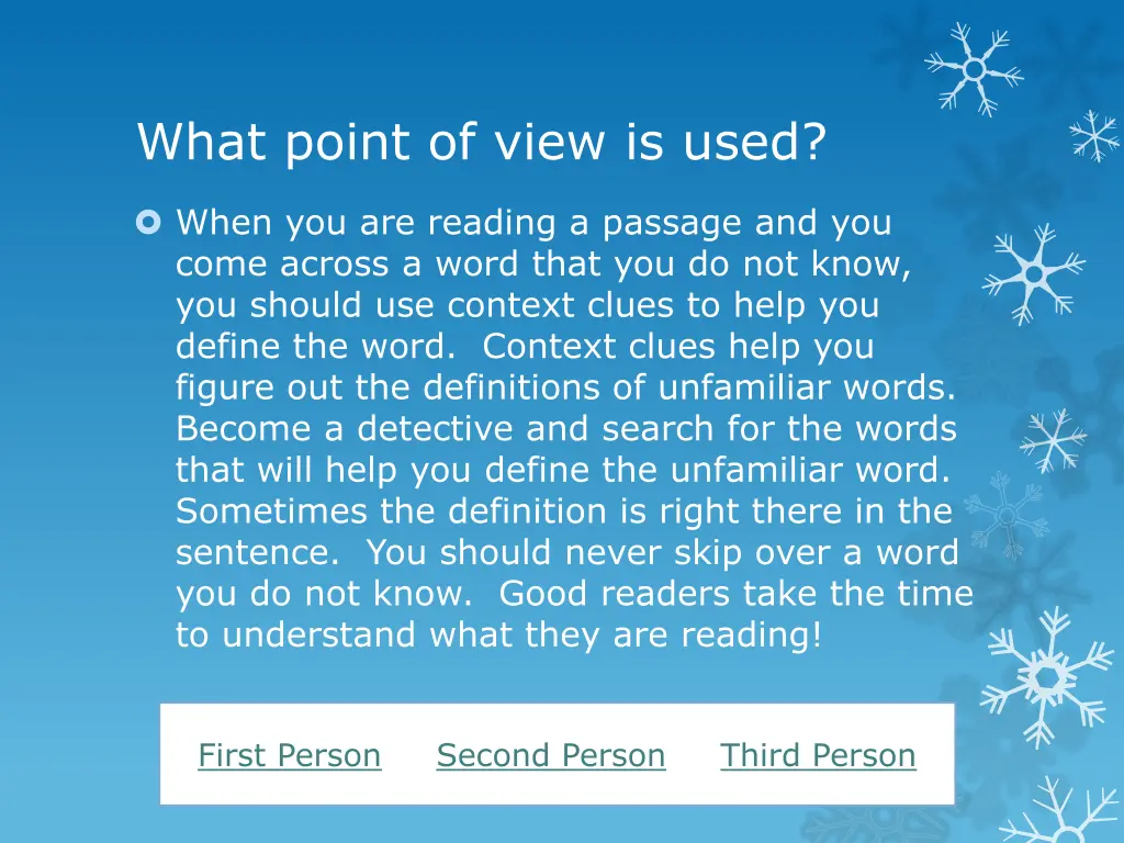 what point of view is used 2