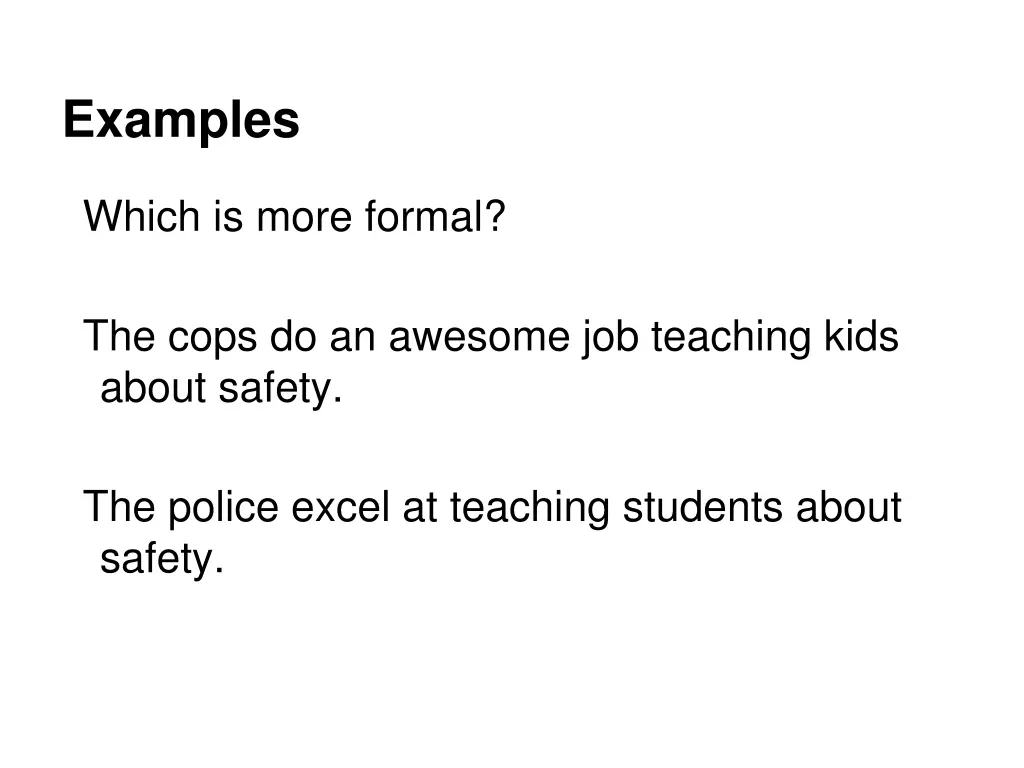 examples