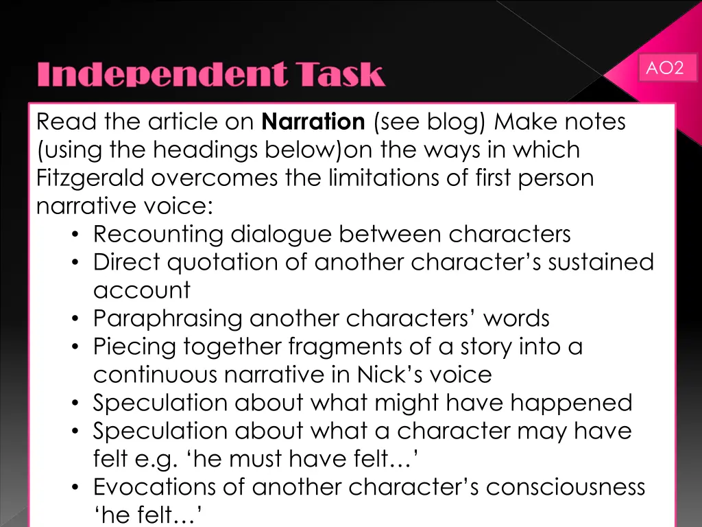 independent task independent task