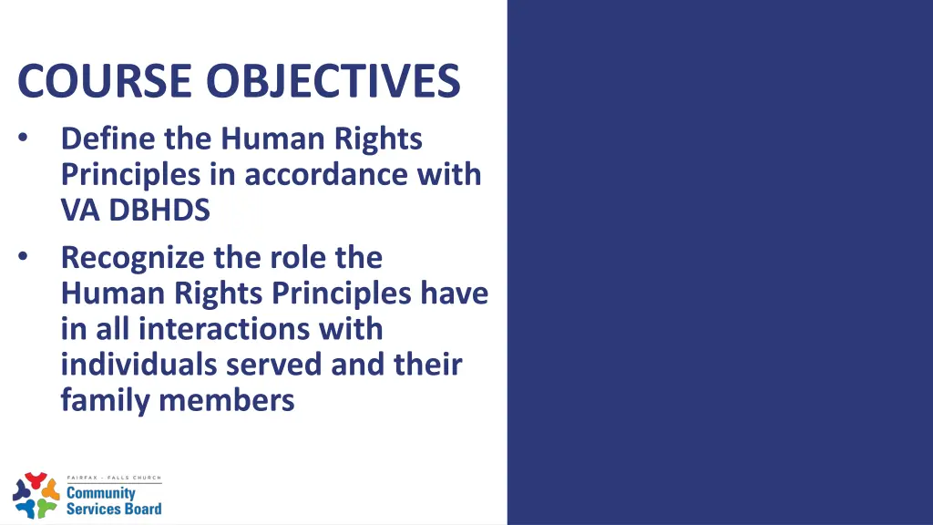 csb mission vision and values course objectives