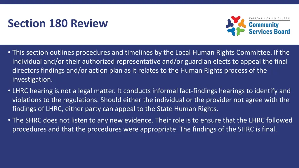 section 180 review