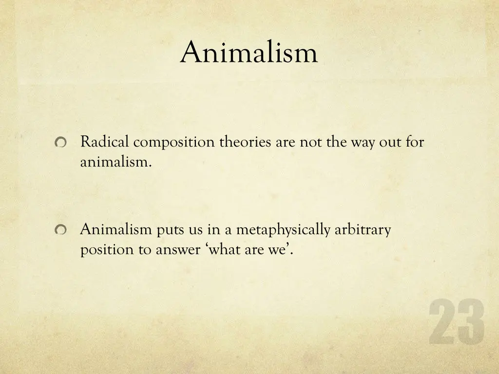 animalism 4