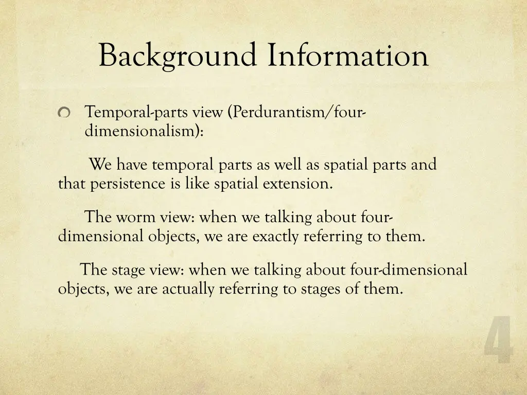 background information 2