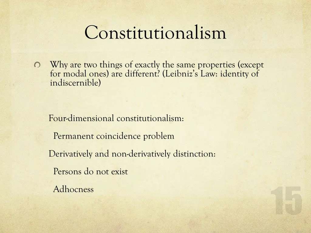 constitutionalism