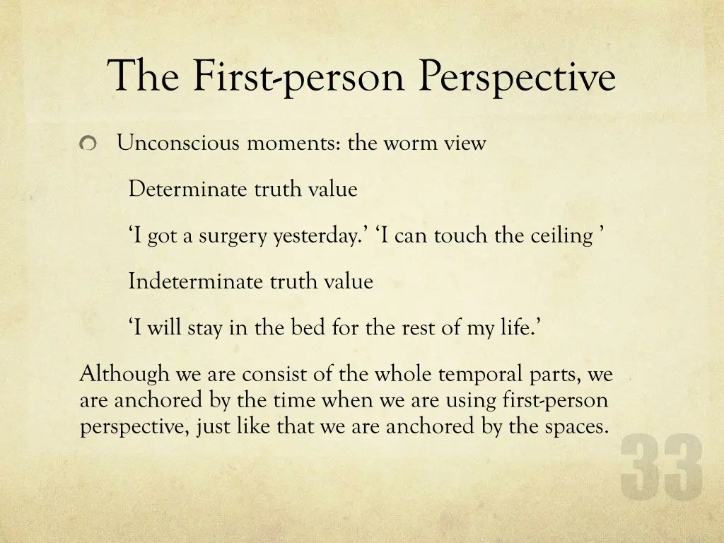 the first person perspective 2