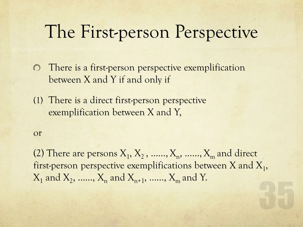 the first person perspective 4