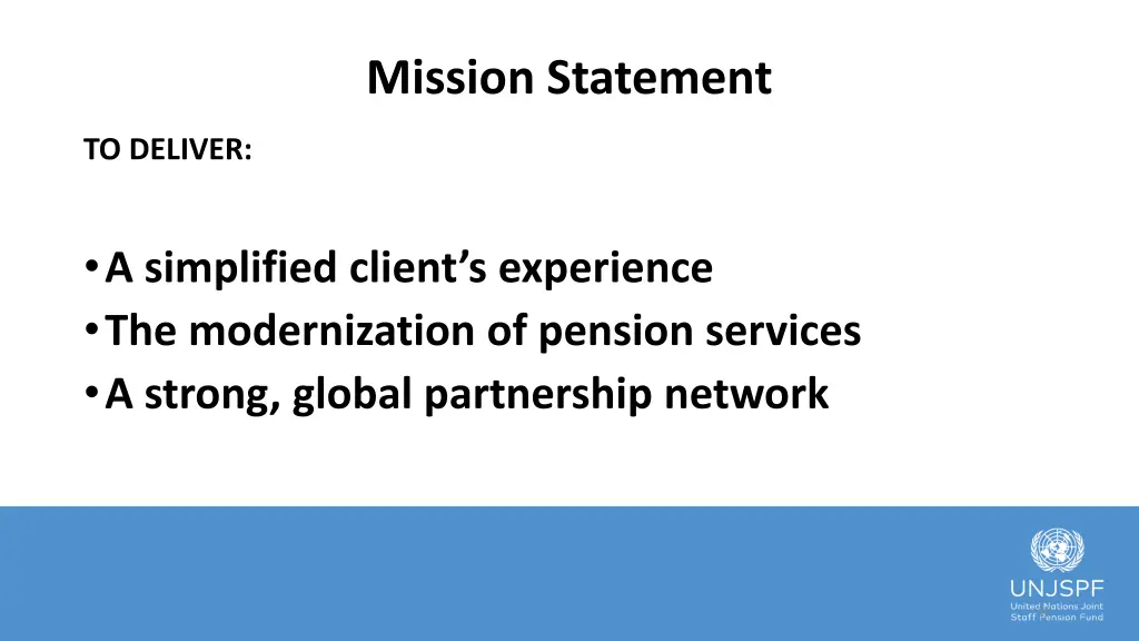 mission statement