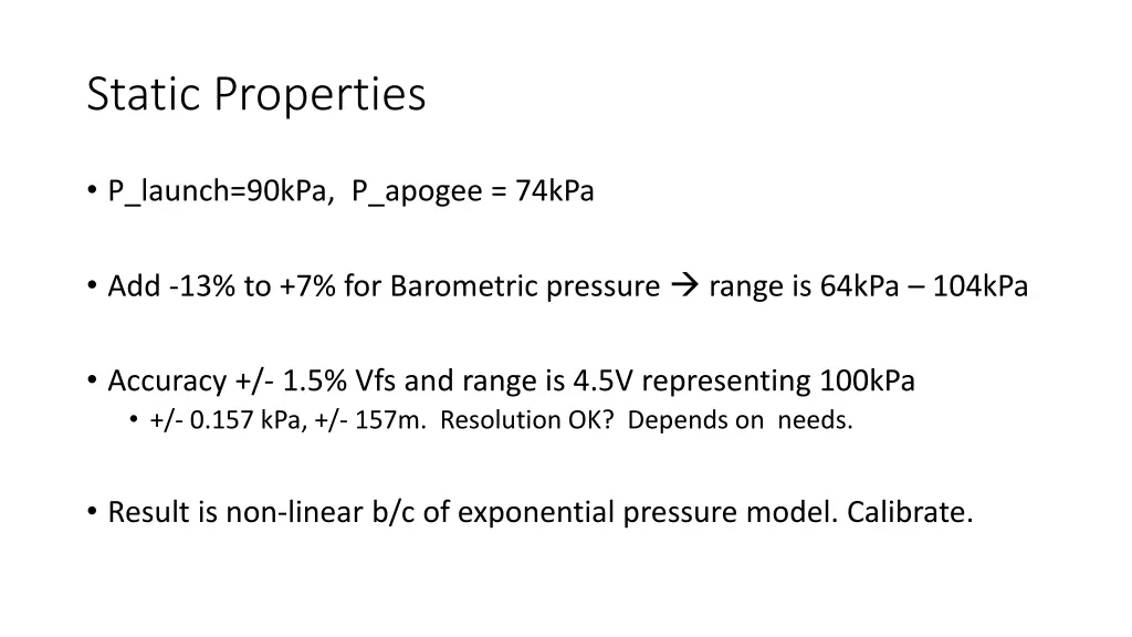 static properties