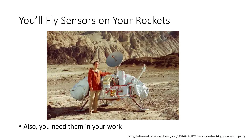 you ll fly sensors on your rockets