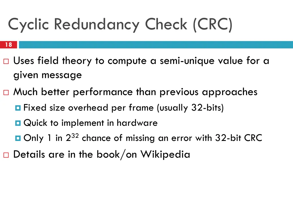 cyclic redundancy check crc