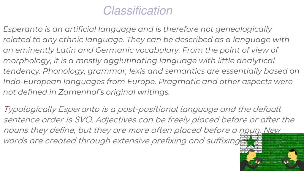 classification