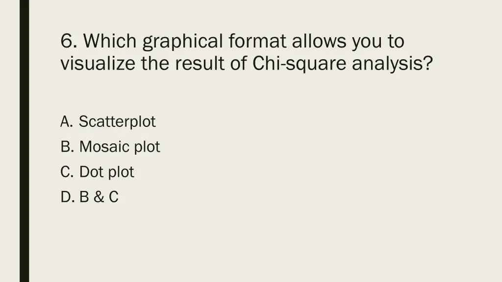 6 which graphical format allows you to visualize