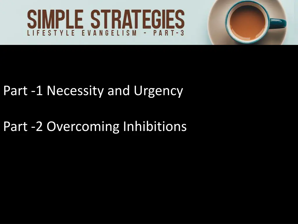 part 1 necessity and urgency