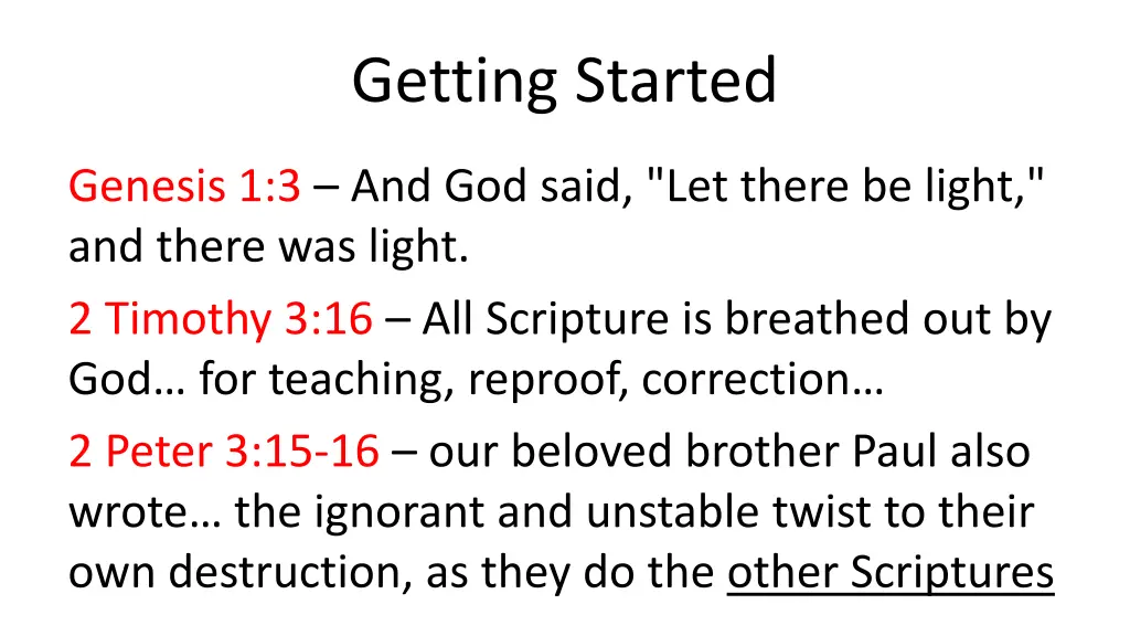 getting started 3