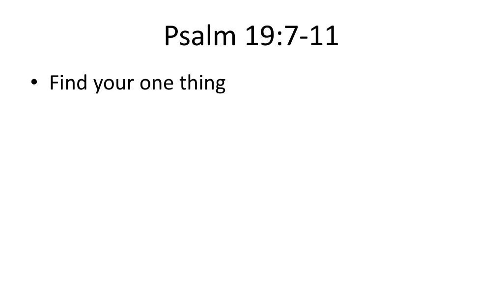 psalm 19 7 11