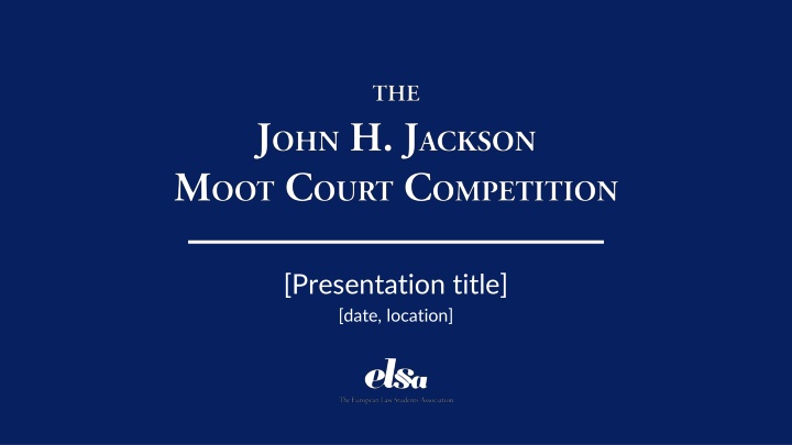 presentation title date location