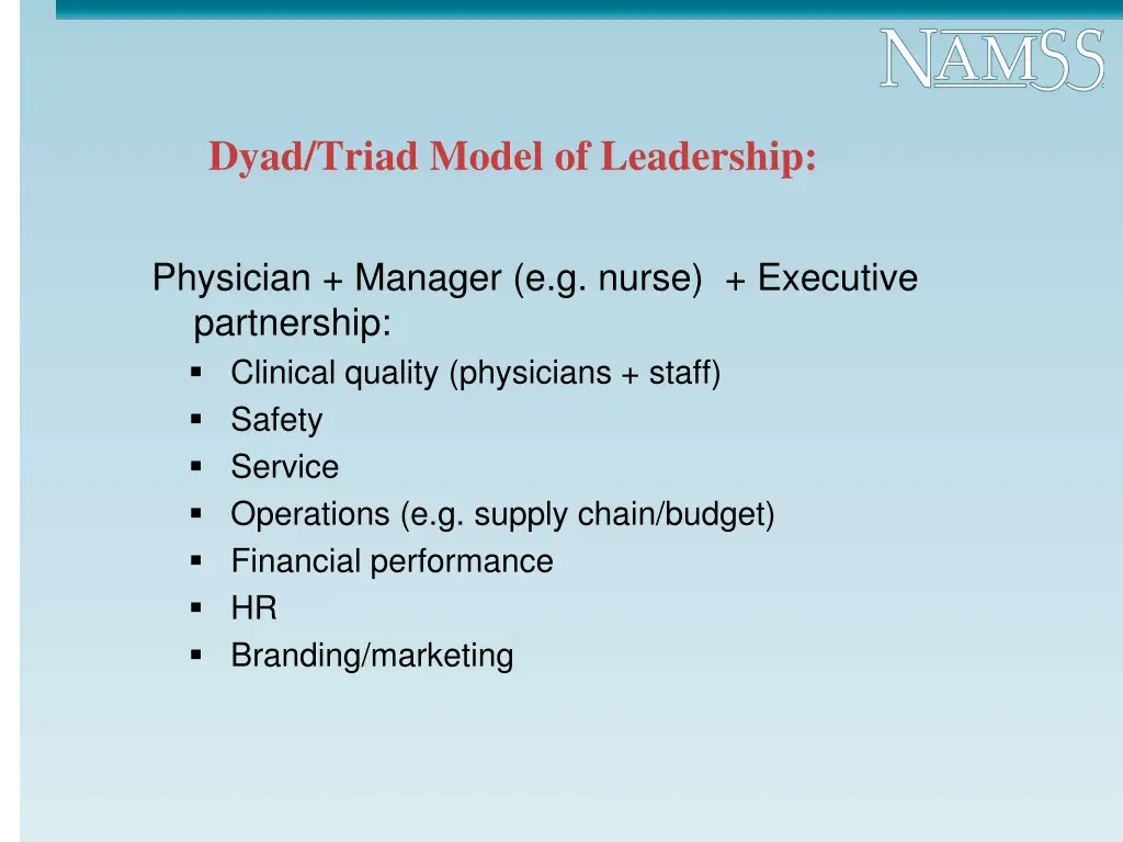 dyad triad model of leadership
