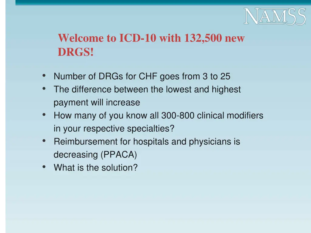 welcome to icd 10 with 132 500 new drgs