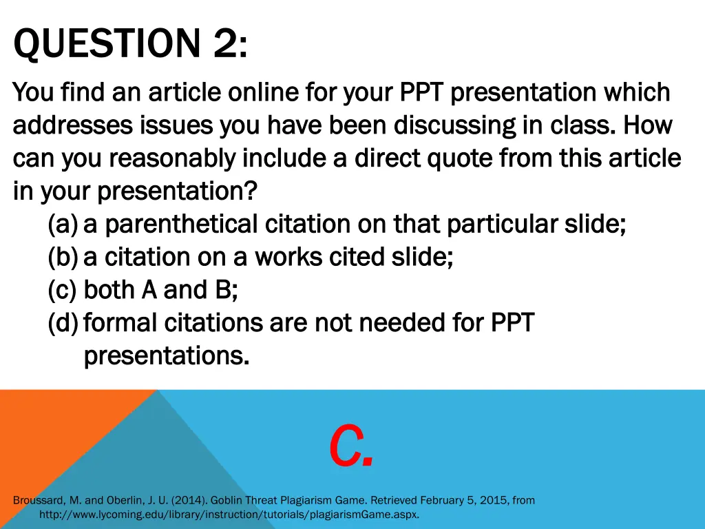 question 2 you find an article online for your