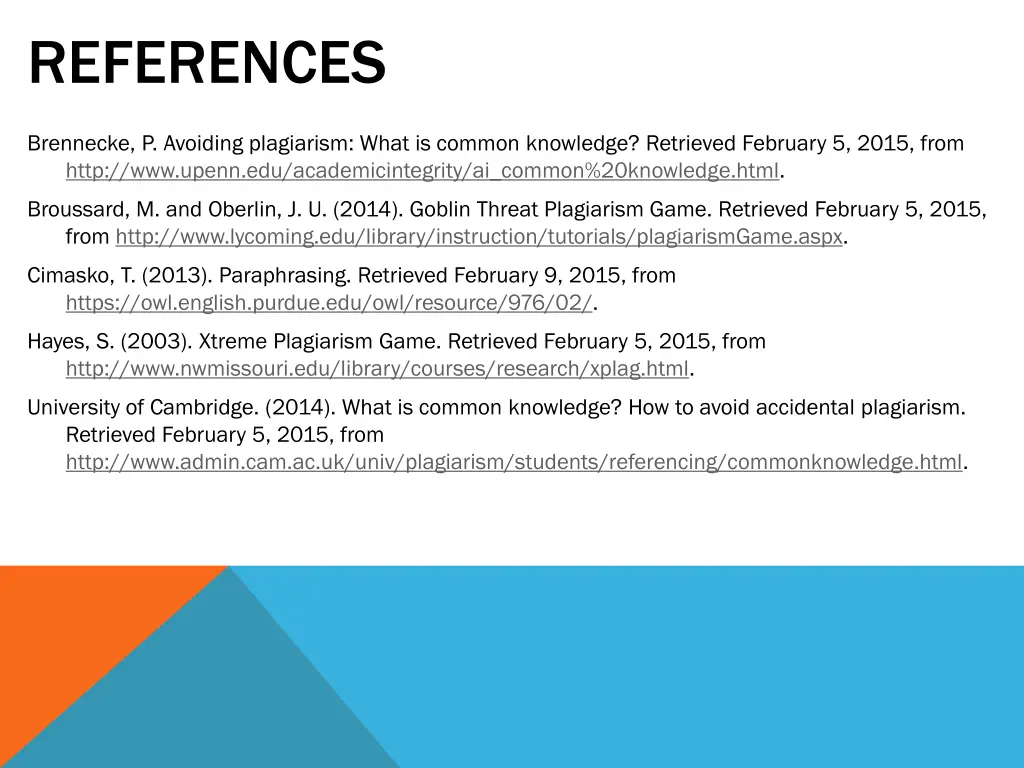 references
