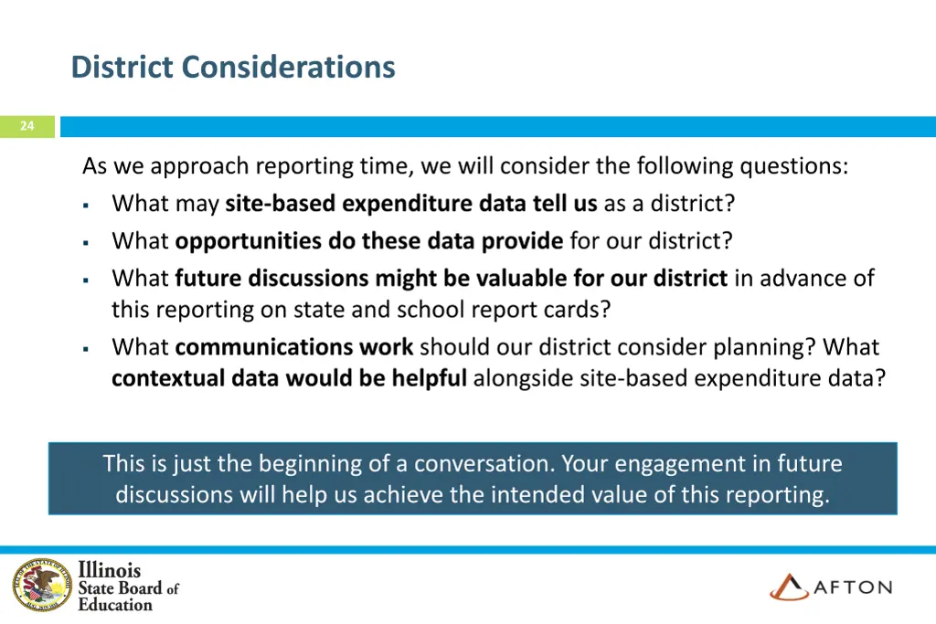 district considerations