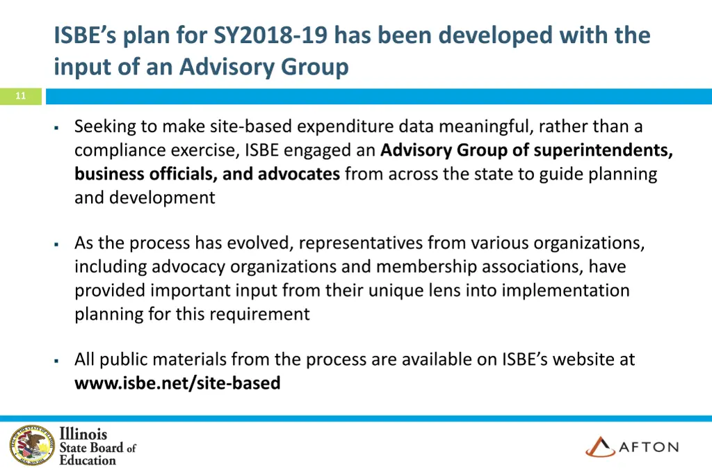 isbe s plan for sy2018 19 has been developed with