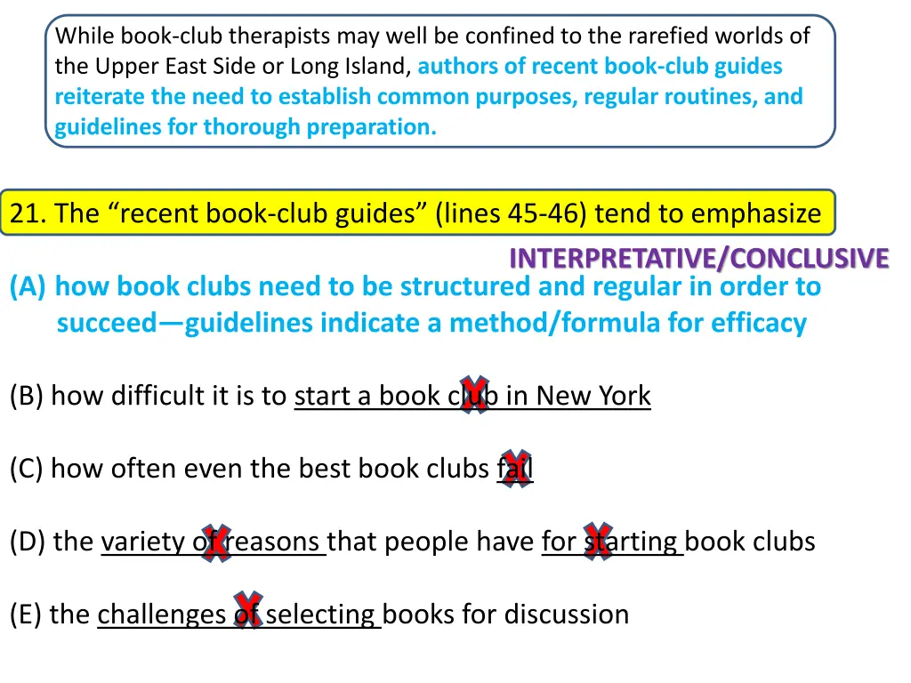 while book club therapists may well be confined