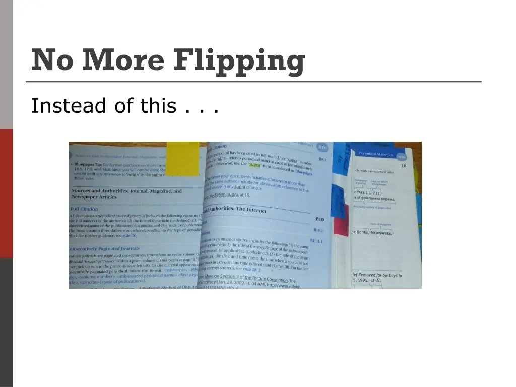 no more flipping