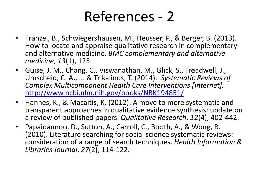 references 2