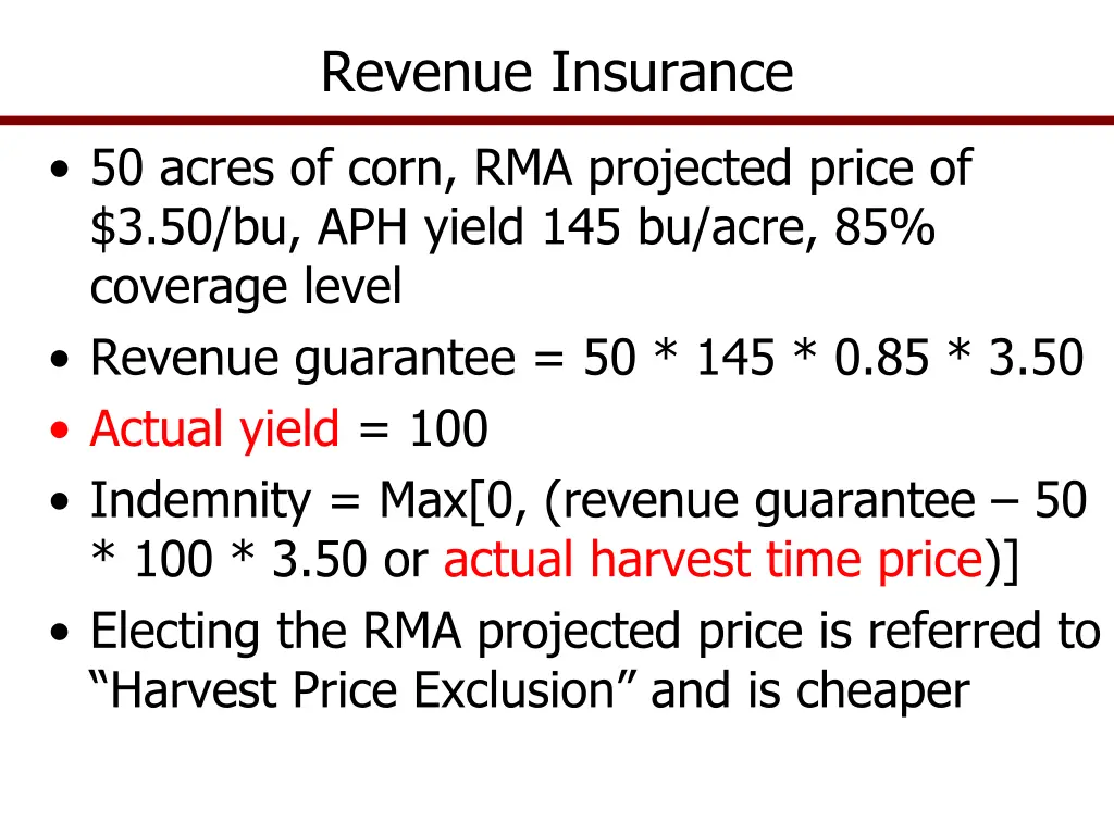 revenue insurance 1