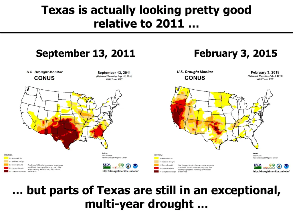 texas is actually looking pretty good relative