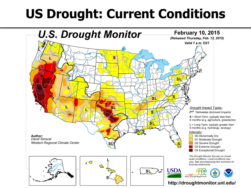 us drought current conditions
