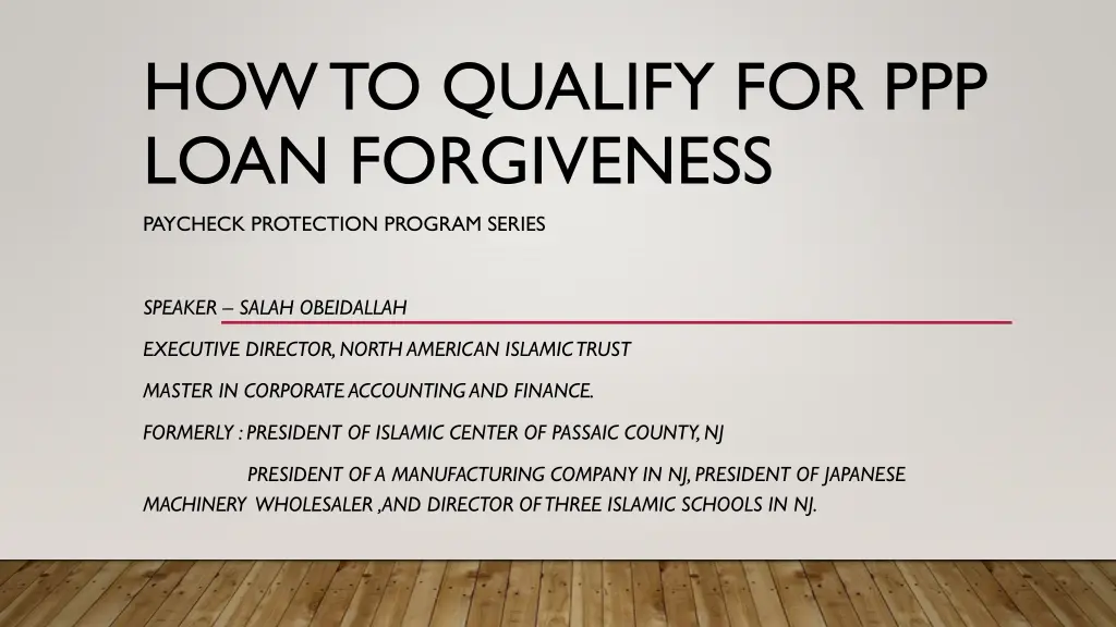 how to qualify for ppp loan forgiveness