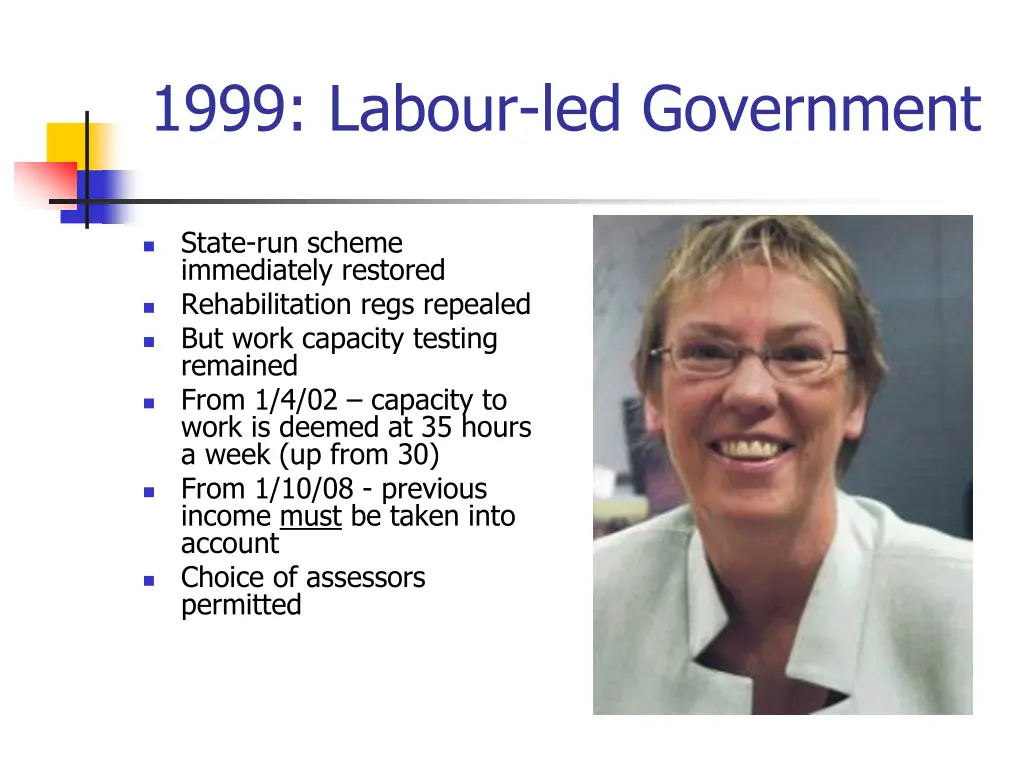 1999 labour led government