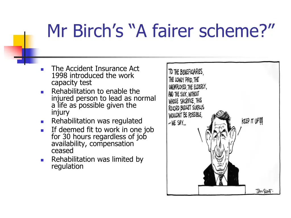 mr birch s a fairer scheme