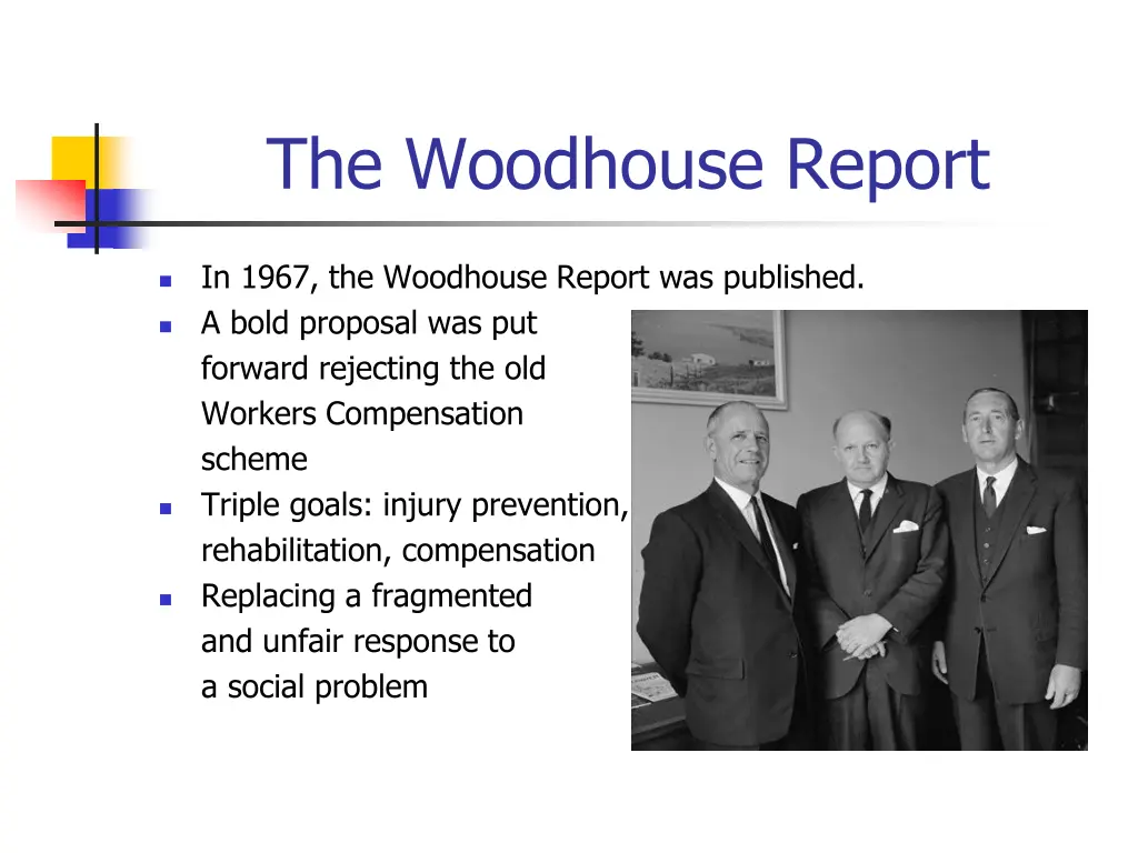 the woodhouse report