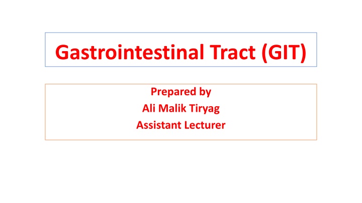 gastrointestinal tract git