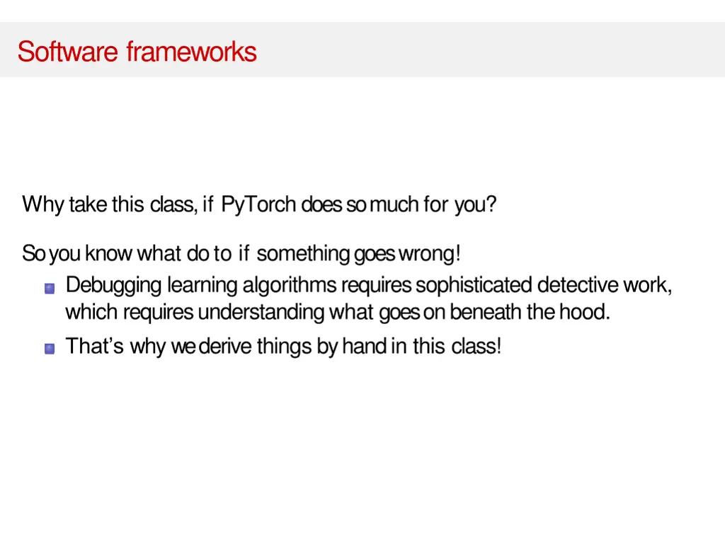 software frameworks 1