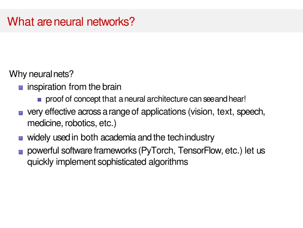 what are neural networks 1